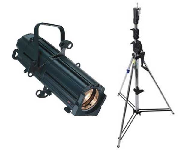 lighting zoomspot and stand
